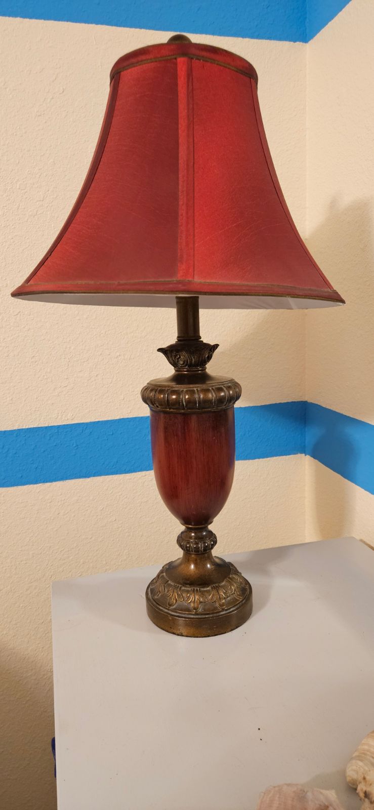 Wood and Metal Lamp