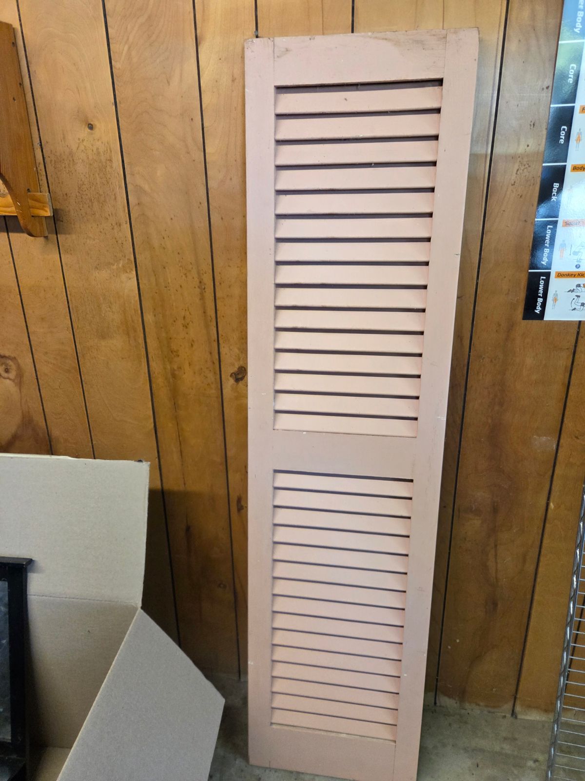 Wooden Shutter - (great for craft)