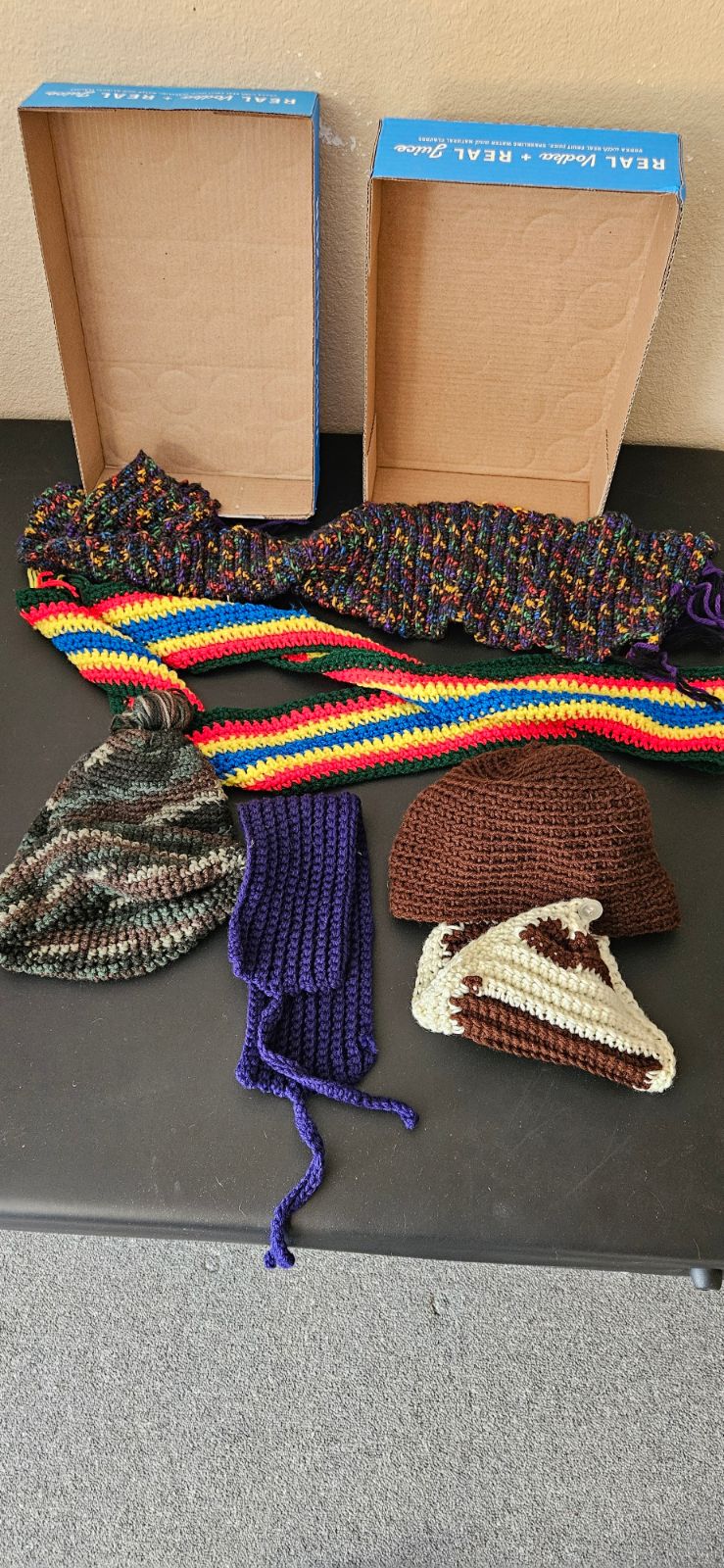 Scarves and hats