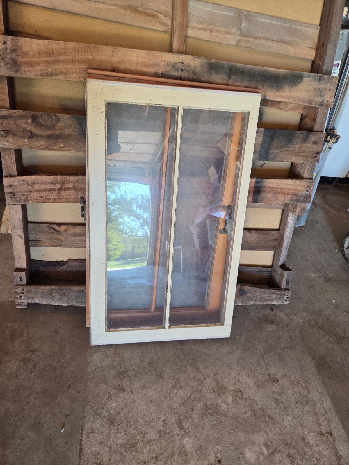 Wooden Window Sash x2